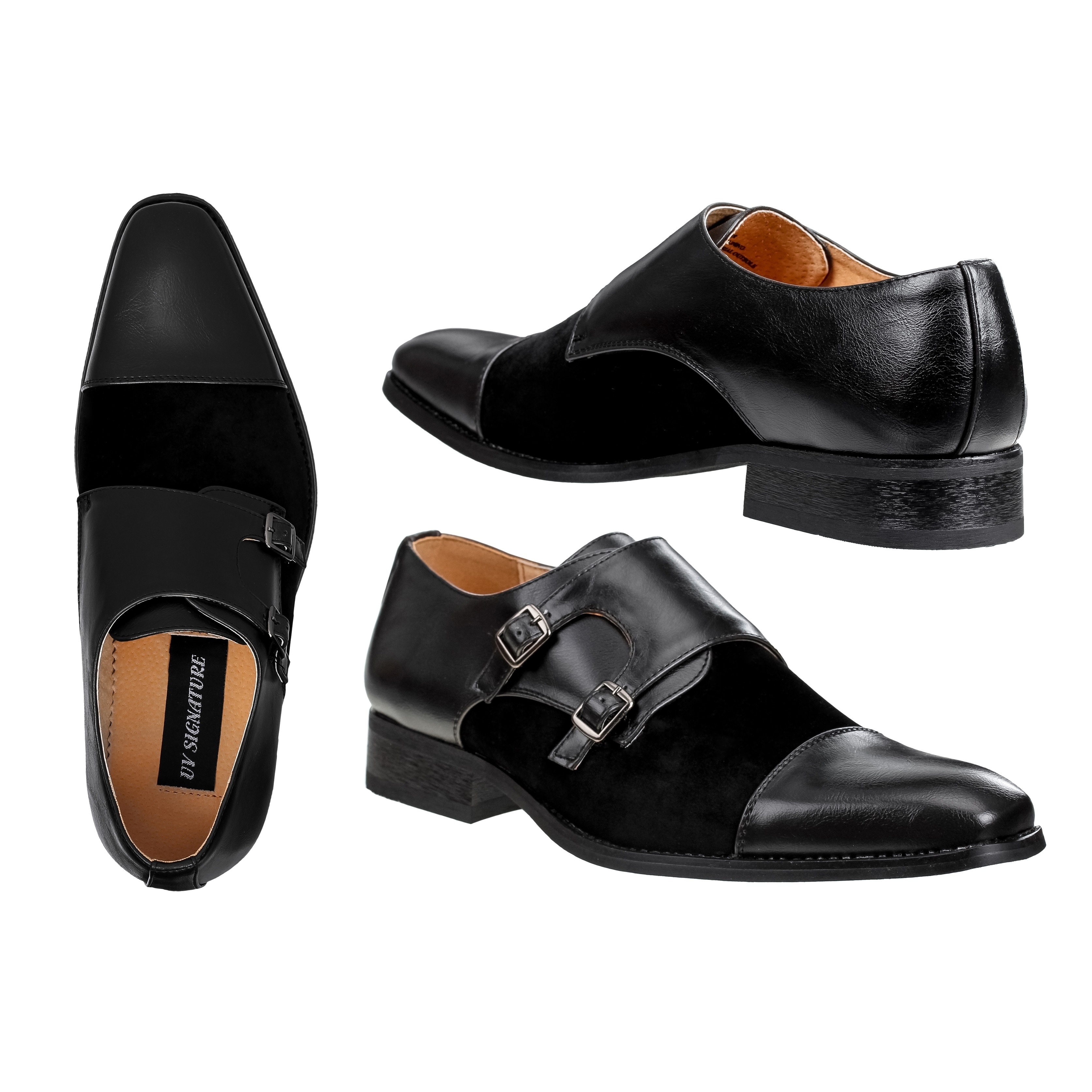 UV Signature 12 Classic Black Men\'s Dress Shoes Size 12 Dress Shoes | Men main image 2