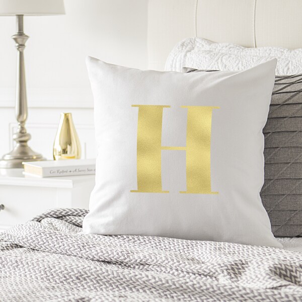 Gold foil 2024 throw pillows