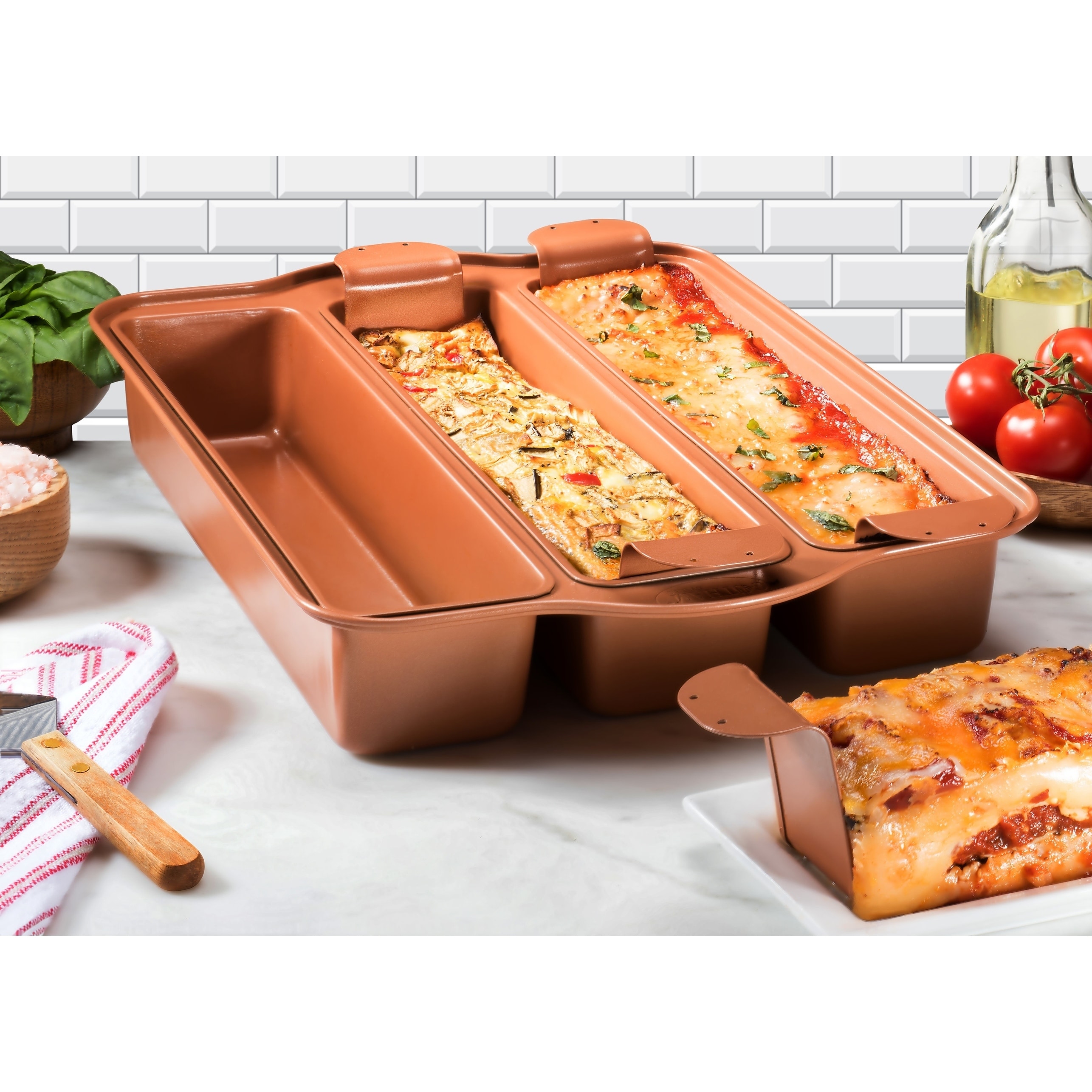 Tri lasagna pan sale