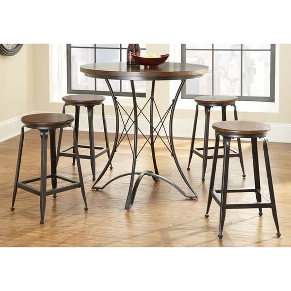 slide 2 of 6, Steve Silver Johansson Counter Height Pub Table Set