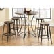 preview thumbnail 1 of 4, Steve Silver Johansson Counter Height Pub Table Set