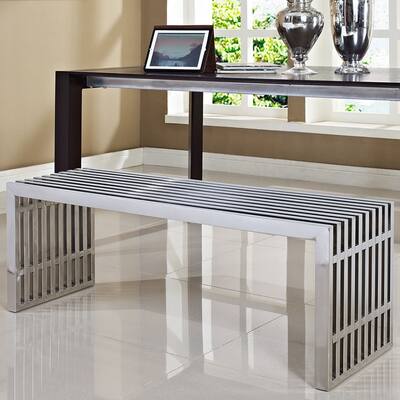 Carbon Loft Bauer Large Stainless Steel Gridiron Bench