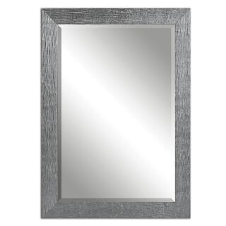 Silver Bevelled Mirror - 29.875x41.875x0.875