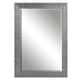 preview thumbnail 1 of 1, Silver Bevelled Mirror - 29.875x41.875x0.875