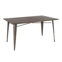 Carbon Loft Boyer Industrial Farmhouse 59-inch Dining Table