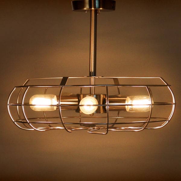 Carbon Loft Hargreaves Industrial Vintage Ceiling Lamp