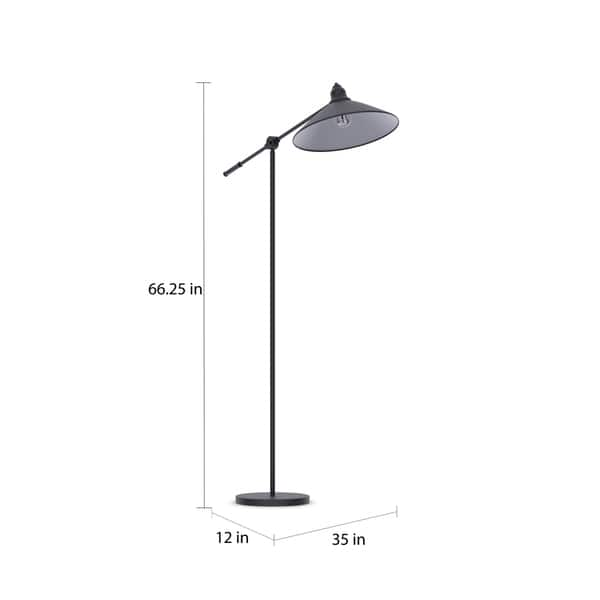 Carbon Loft Daniels Mid-Century Modern Floor Lamp