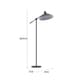 preview thumbnail 5 of 3, Carbon Loft Daniels Mid-Century Modern Floor Lamp