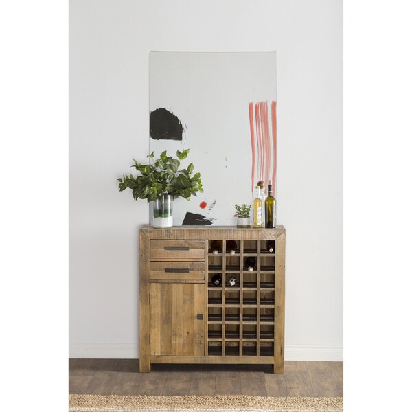 The Gray Barn Cocklebur Reclaimed Wood Wine Cabinet