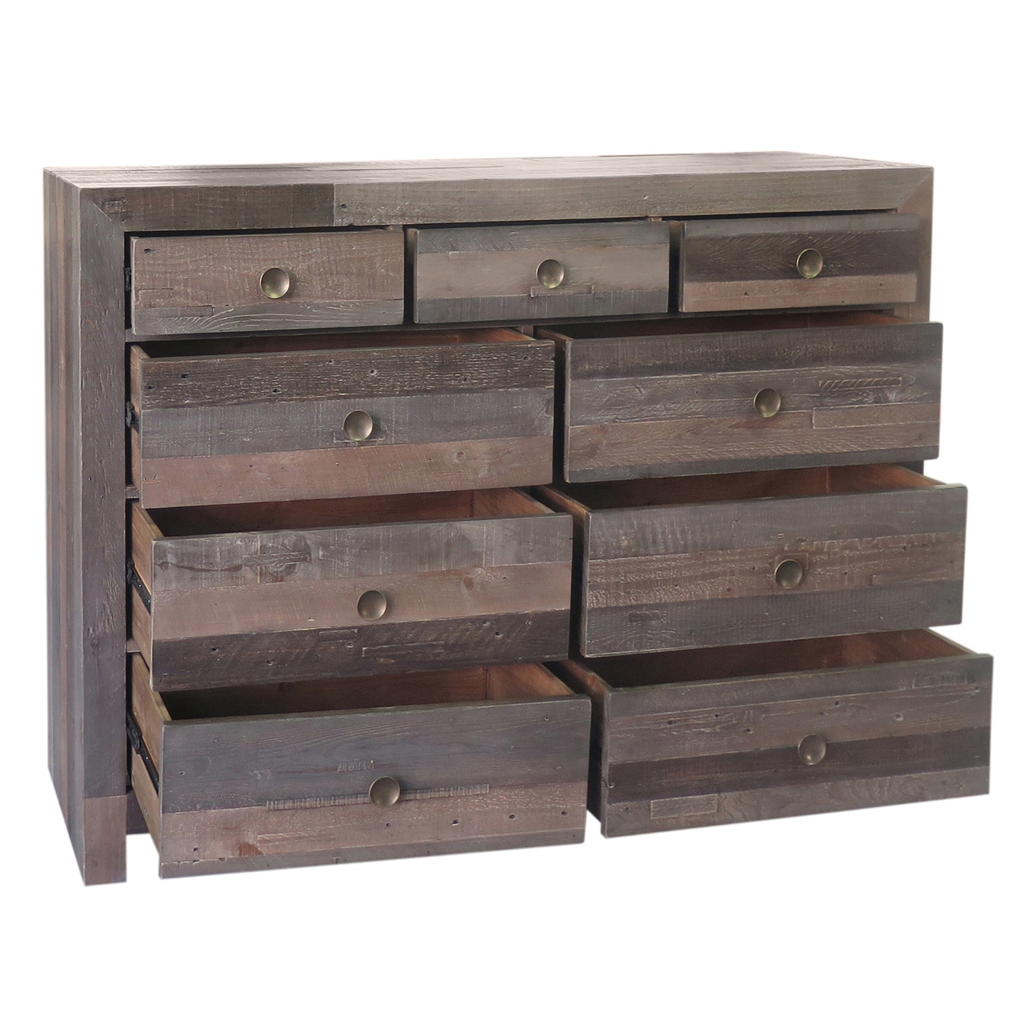 Shop Oscar Reclaimed Pine 9 Drawer Dresser By Kosas Home Free