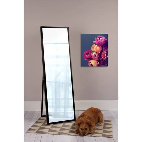 Carbon Loft Beckman Wood Framed Free-standing Mirror - 18x58