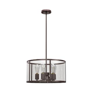Carbon Loft Walker Industrial 5-light Oil Rubbed Bronze Pendant