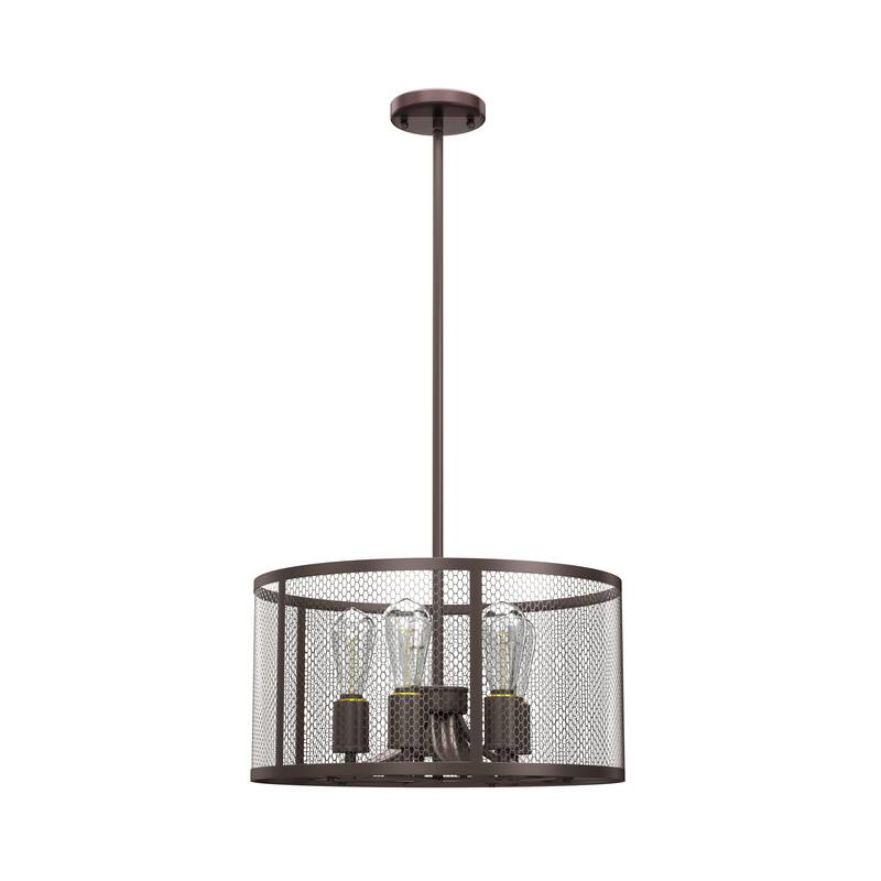 Carbon Loft Walker Industrial 5-light Oil Rubbed Bronze Pendant