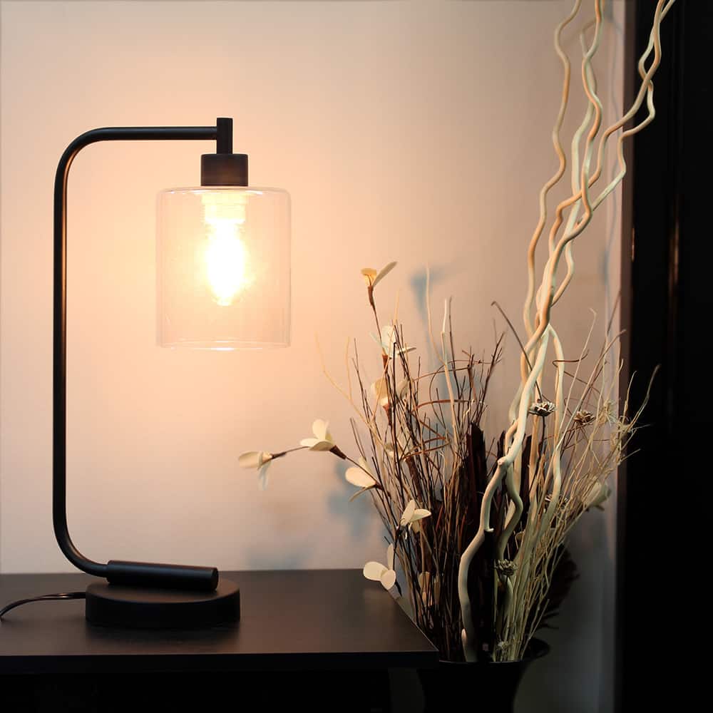 Carbon Loft Locke Black Iron Antique-style Industrial Desk Lamp