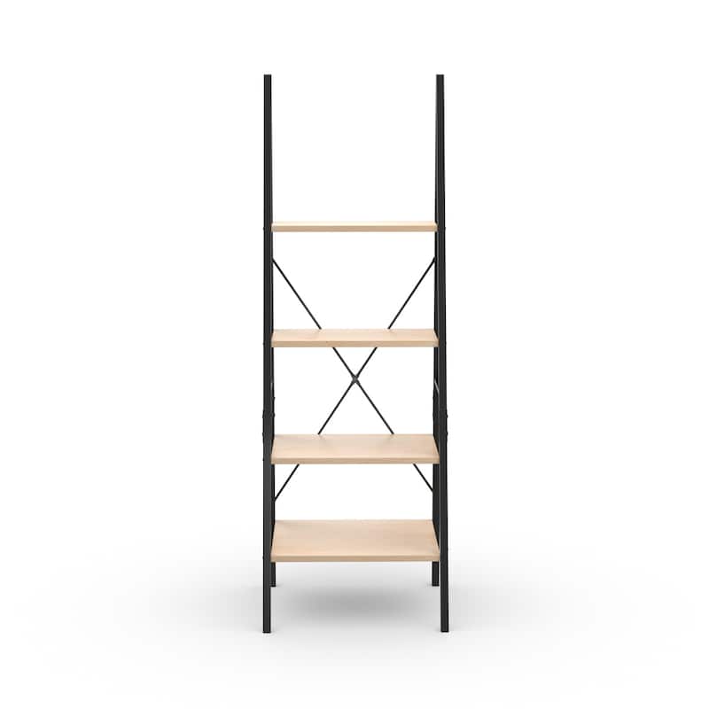Carbon Loft Morse Industrial Ladder 4-Tier Bookshelf