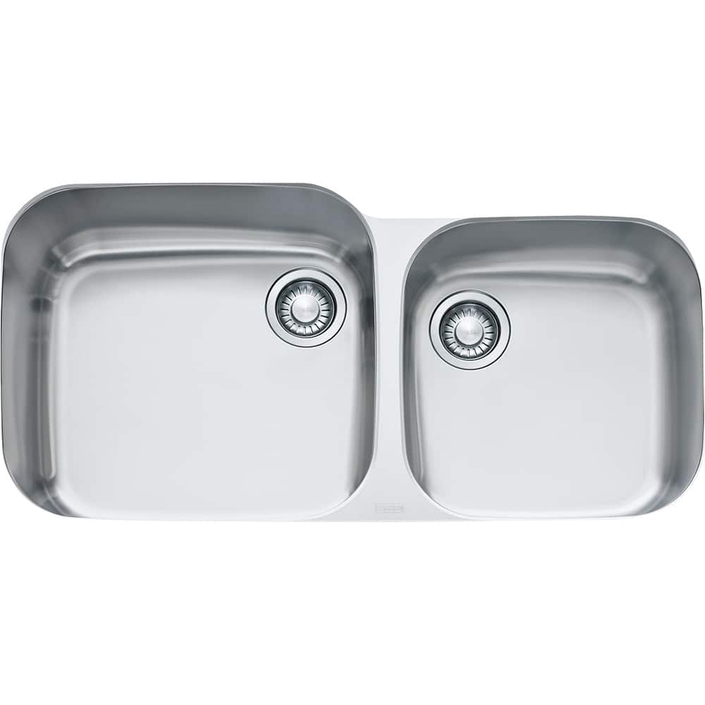 Franke EuroPro Double Bowl Undermount Sink GNX120 Stainless Steel