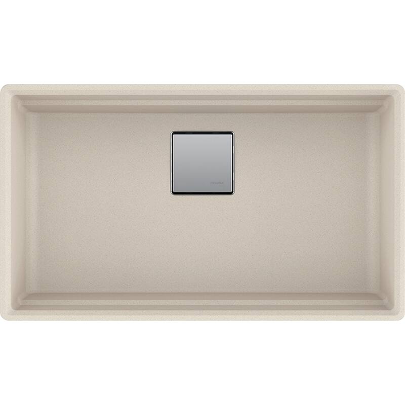 Franke Peak Granite Single Bowl Kitchen Sink PKG11031CHA Champagne
