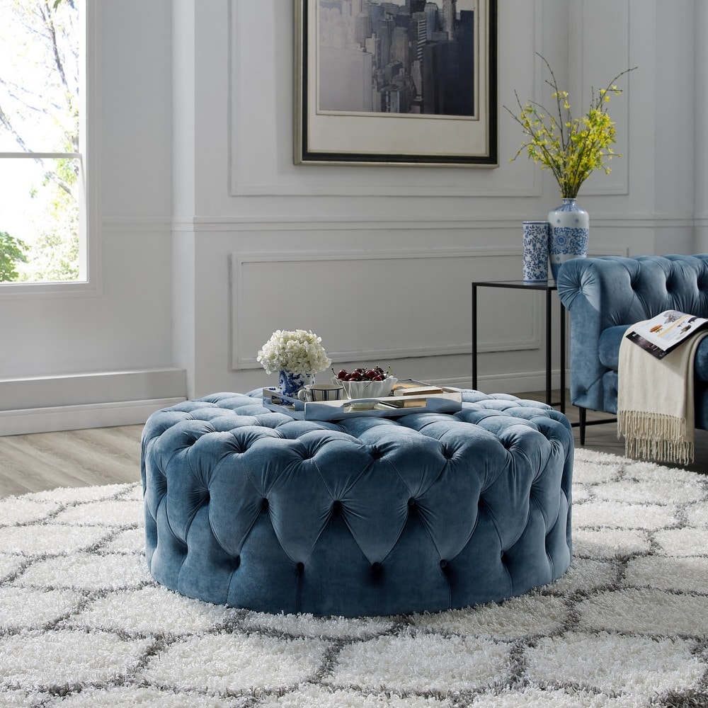 Пуф Grace Round Tufted Ottoman