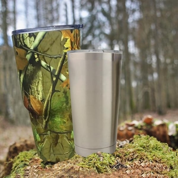 Stainless Steel INSULATED HOT OR COLD YETI STYLE RAMBLER TUMBLER W/ LID