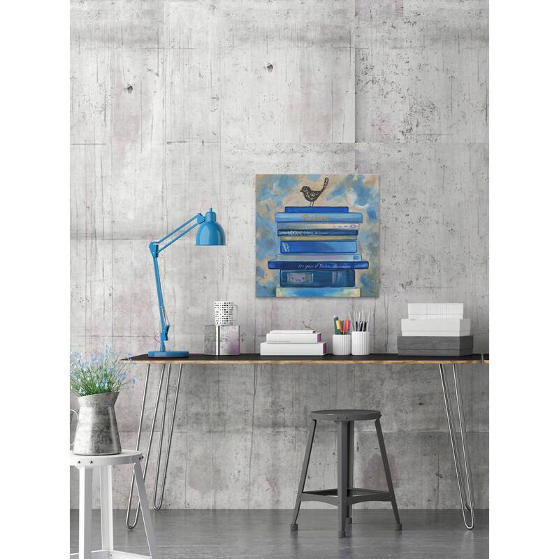 'Whisper Thinking I' Painting Print on Wrapped Canvas - Multi-Color