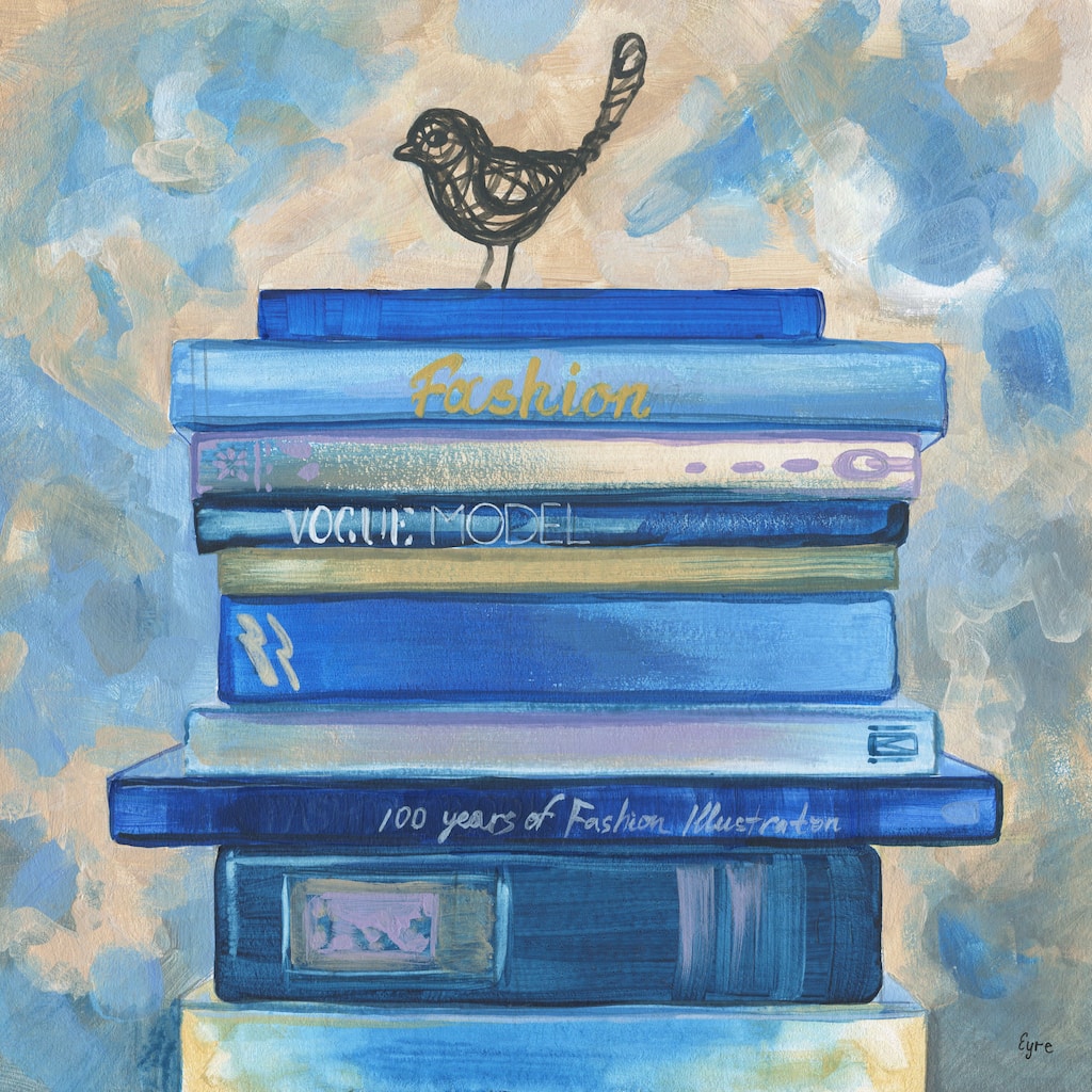 'Whisper Thinking I' Painting Print on Wrapped Canvas - Multi-Color