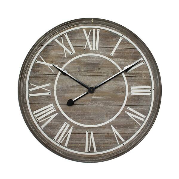 Yosemite Home Décor Rustic Age Wall Clock On Rustic Age Wall Clock