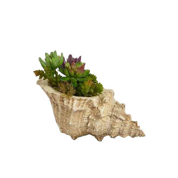 FLORAL ARRANGEMENT WITH RESIN POT