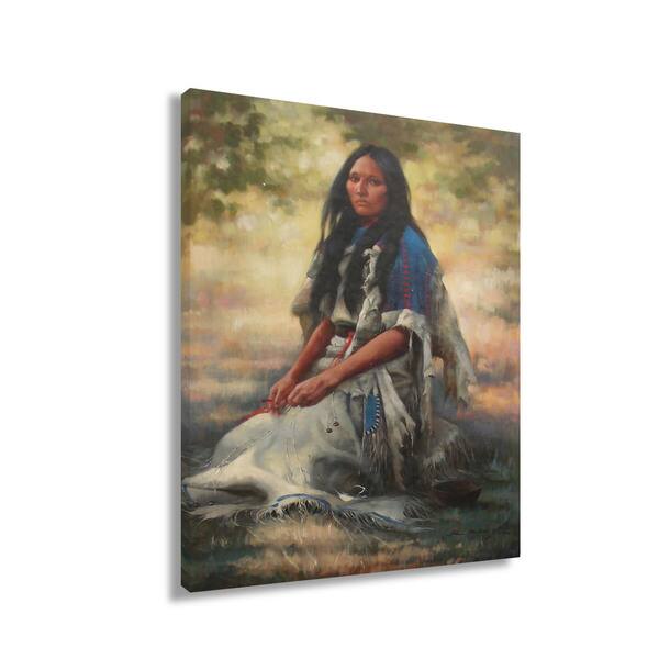 native american women paintings
