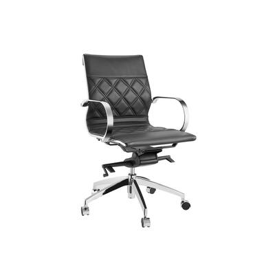 LIDER Black Arm Office Chair by Casabianca Home