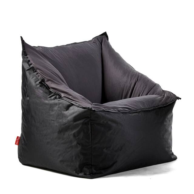Big Joe Slalom Bean Bag Chair - Black - Medium