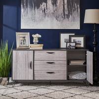 Sincere Mid Century Modern Faux Wood Cabinet by Christopher Knight Home