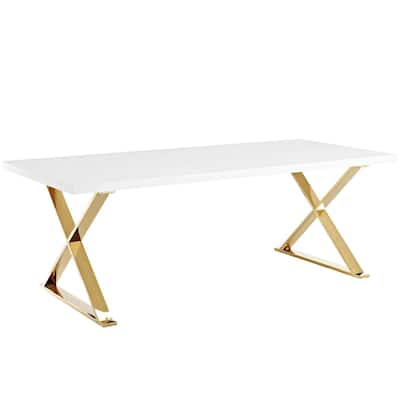 Sector Dining Table - White - n/a