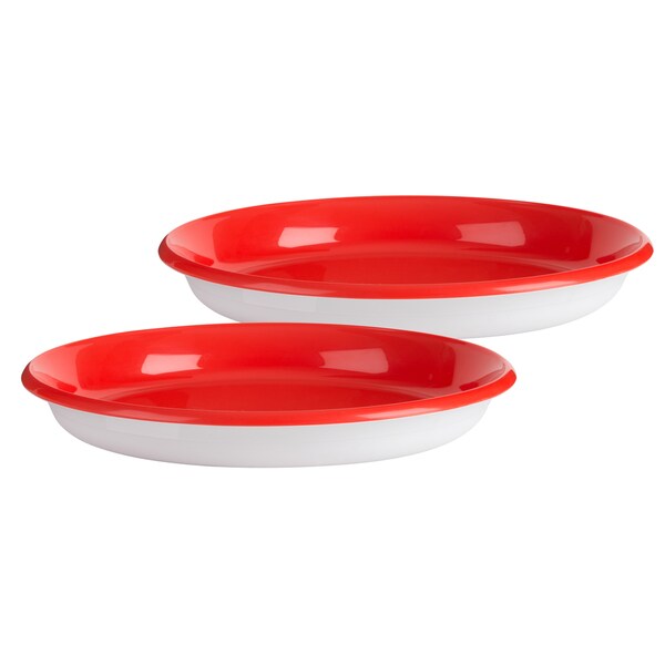 My Set Of 2 Plates 8.25" Dinnerware For Kids