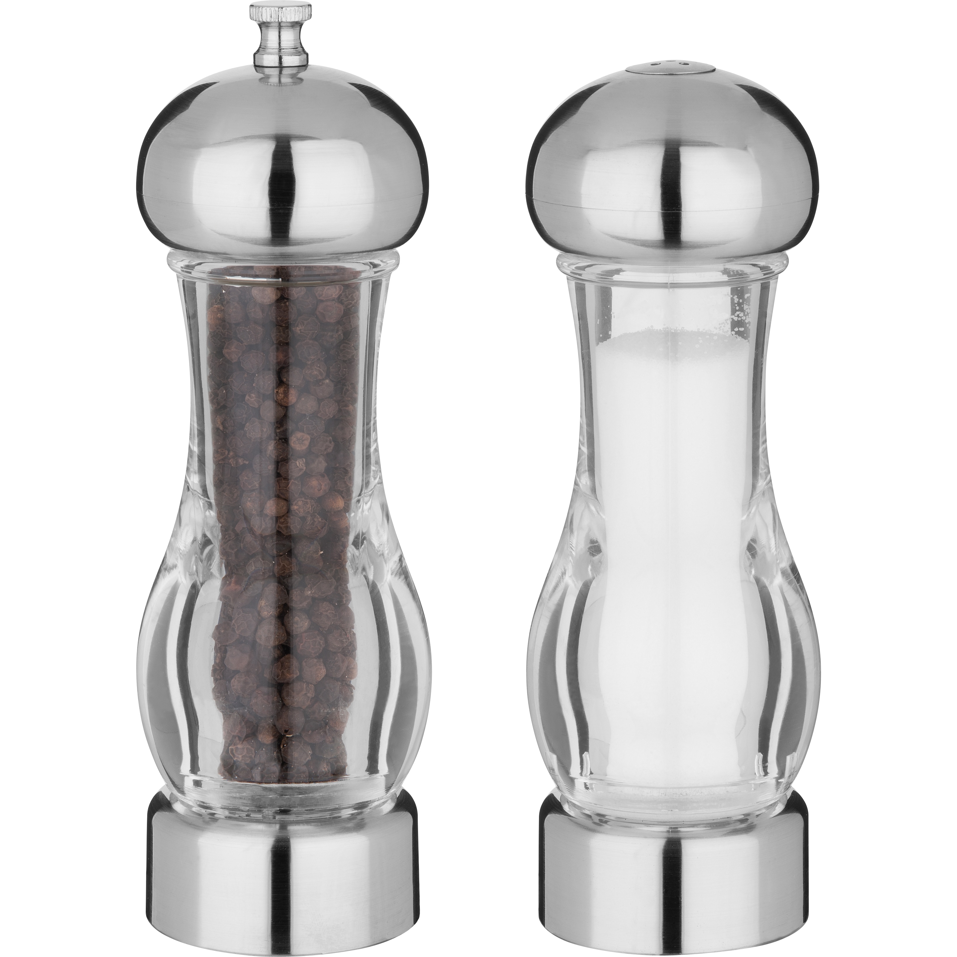 salt shaker and pepper grinder set