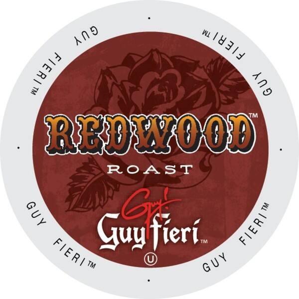 Guy Fieri Coffee Redwood Roast, Single Serve Cups for Keurig KCup