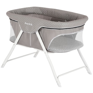 Dream On Me Traveler Portable Bassinet in Twinkle Gray