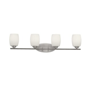 Kichler Lighting Eileen Collection 4-light Brushed Nickel LED Bath/Vanity Light