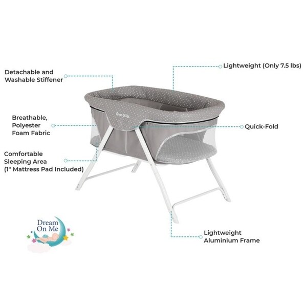 dream on me travel bassinet