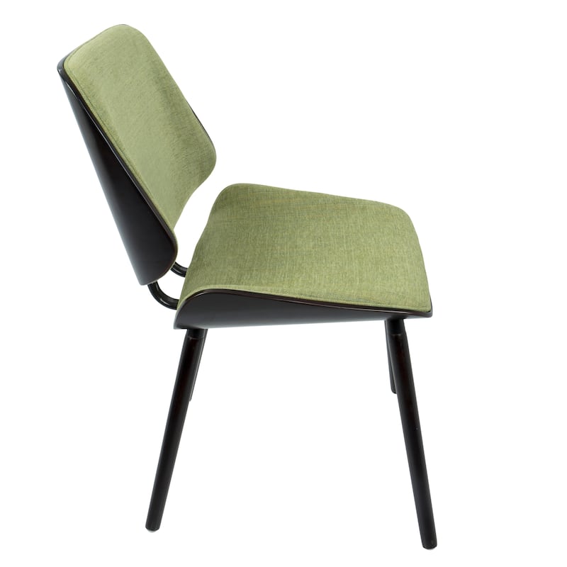 Lombardi Mid-Century Modern Upholstered Dining/Accent Chair (Set of 2)