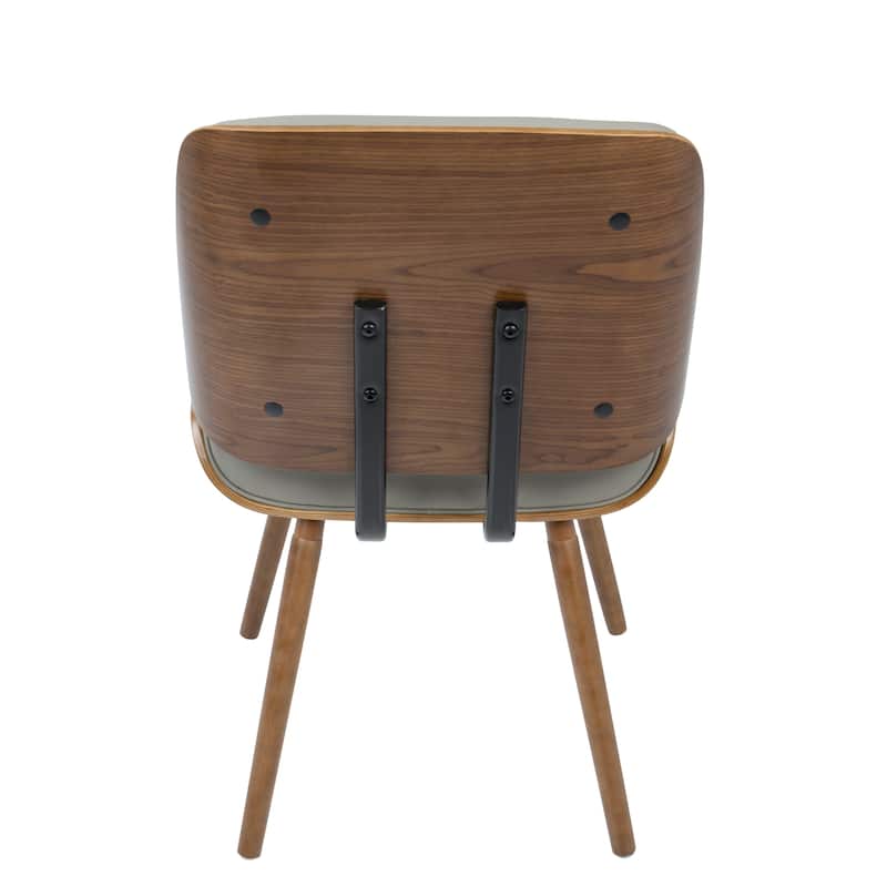 Lombardi Mid-Century Modern Upholstered Dining/Accent Chair (Set of 2)