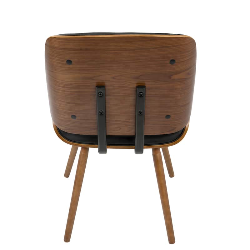 Lombardi Mid-Century Modern Upholstered Dining/Accent Chair (Set of 2)