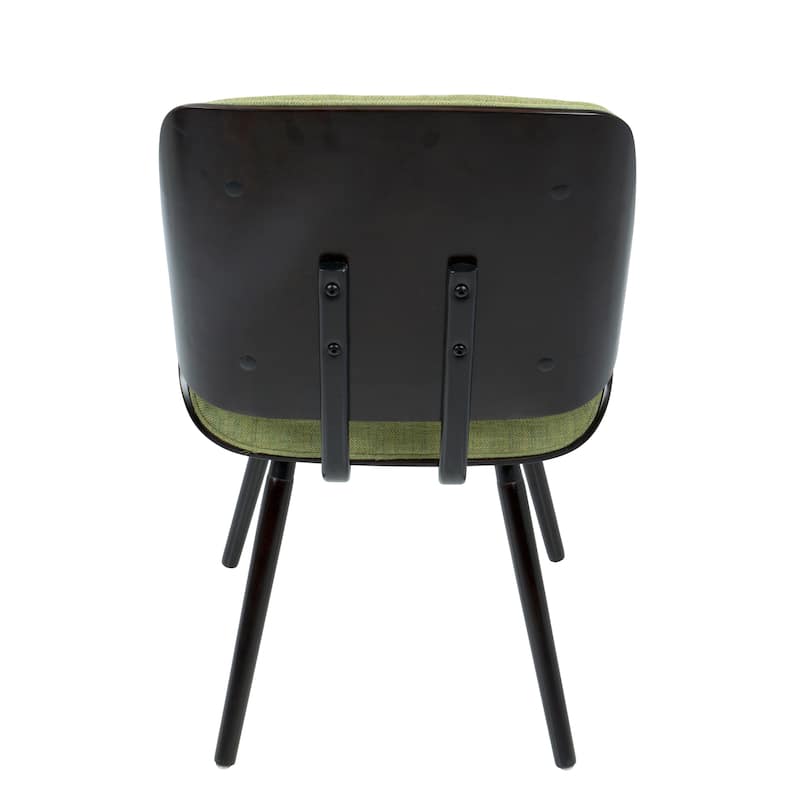 Lombardi Mid-Century Modern Upholstered Dining/Accent Chair (Set of 2)