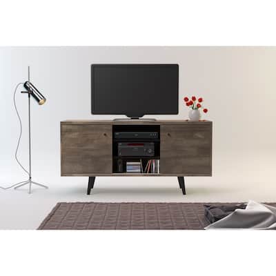 Carson Carrington Hitra Mid-century 3-shelf TV Stand - 52 inches