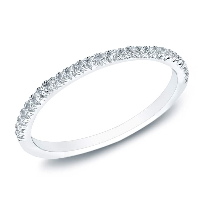 Auriya 1/2ctw Round Diamond Wedding Band Platinum Gold