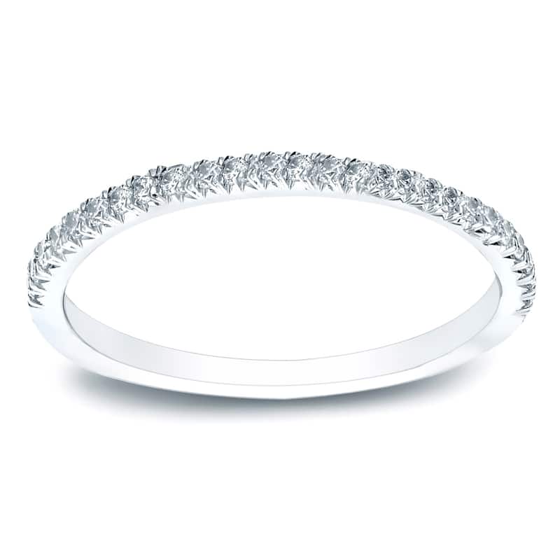 Auriya 1/2ctw Round Diamond Wedding Band Platinum Gold