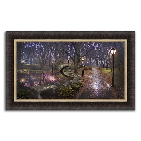 "Storybook Path " Framed Photograph Print in Acrylic Finish - 36 x 22