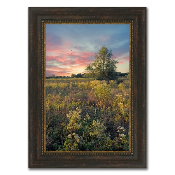 "Burning Dawn " Framed Photograph Print in Acrylic Finish - 28 x 38