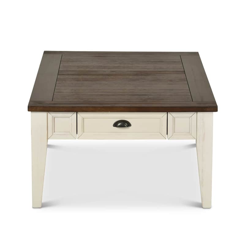Steve Silver Cottonville Two Tone Coffee Table with Storage