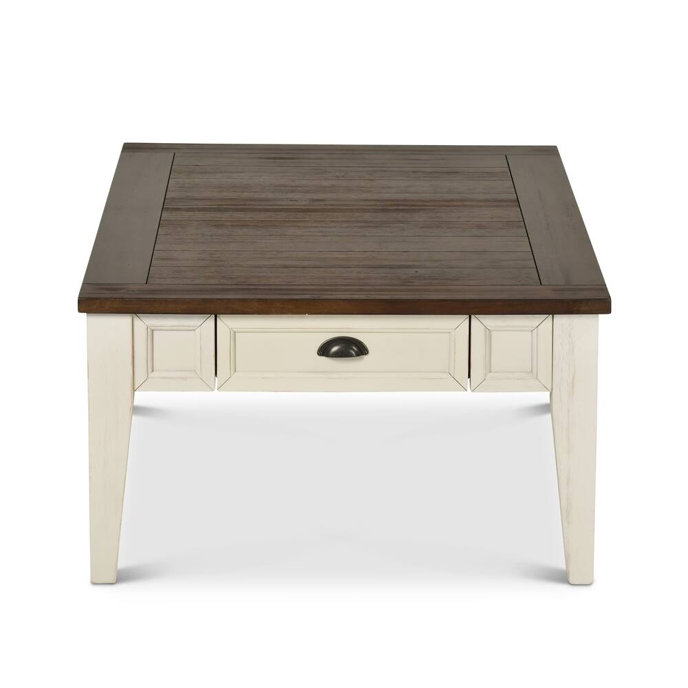 Cottonville Two Tone Coffee Table with Storage by Greyson Living On