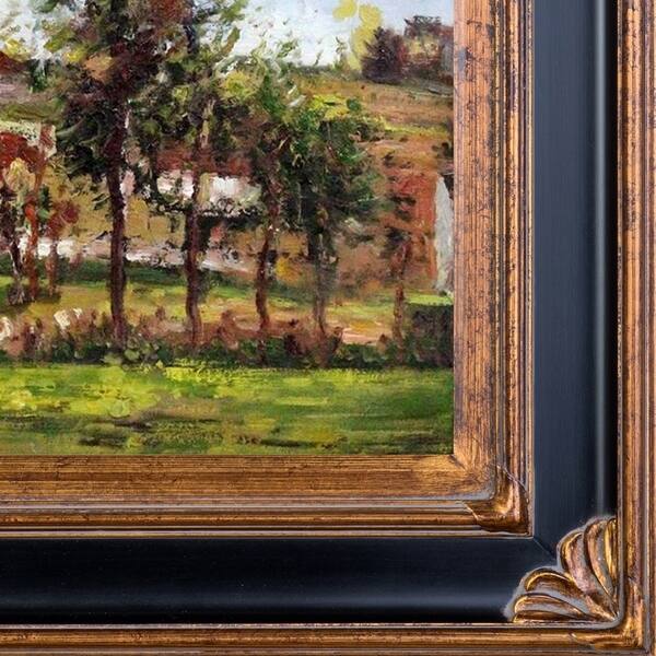 Shop La Pastiche By Overstockart Landscape With A White Horse In A